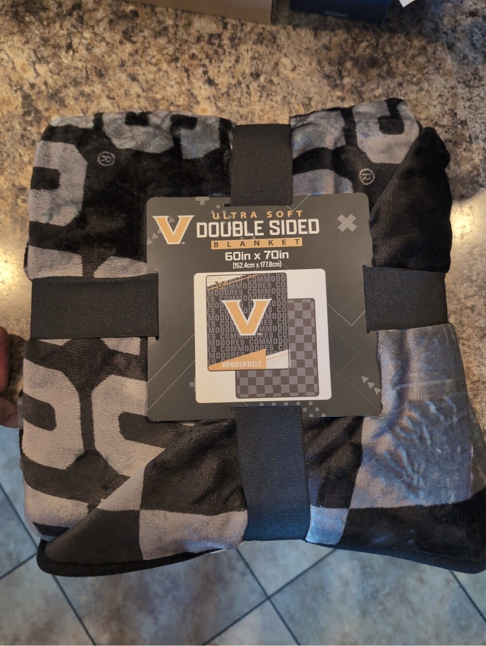 Ultra Soft Vanderbilt Throw 60x70in Officially Licensed.